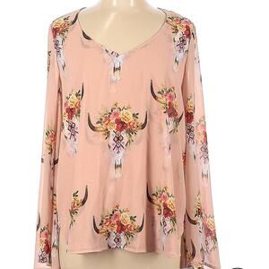 Show Me Your Mumu cow skull blouse
